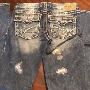 1921 Alanis Jeans Western Glove Works Bootcut